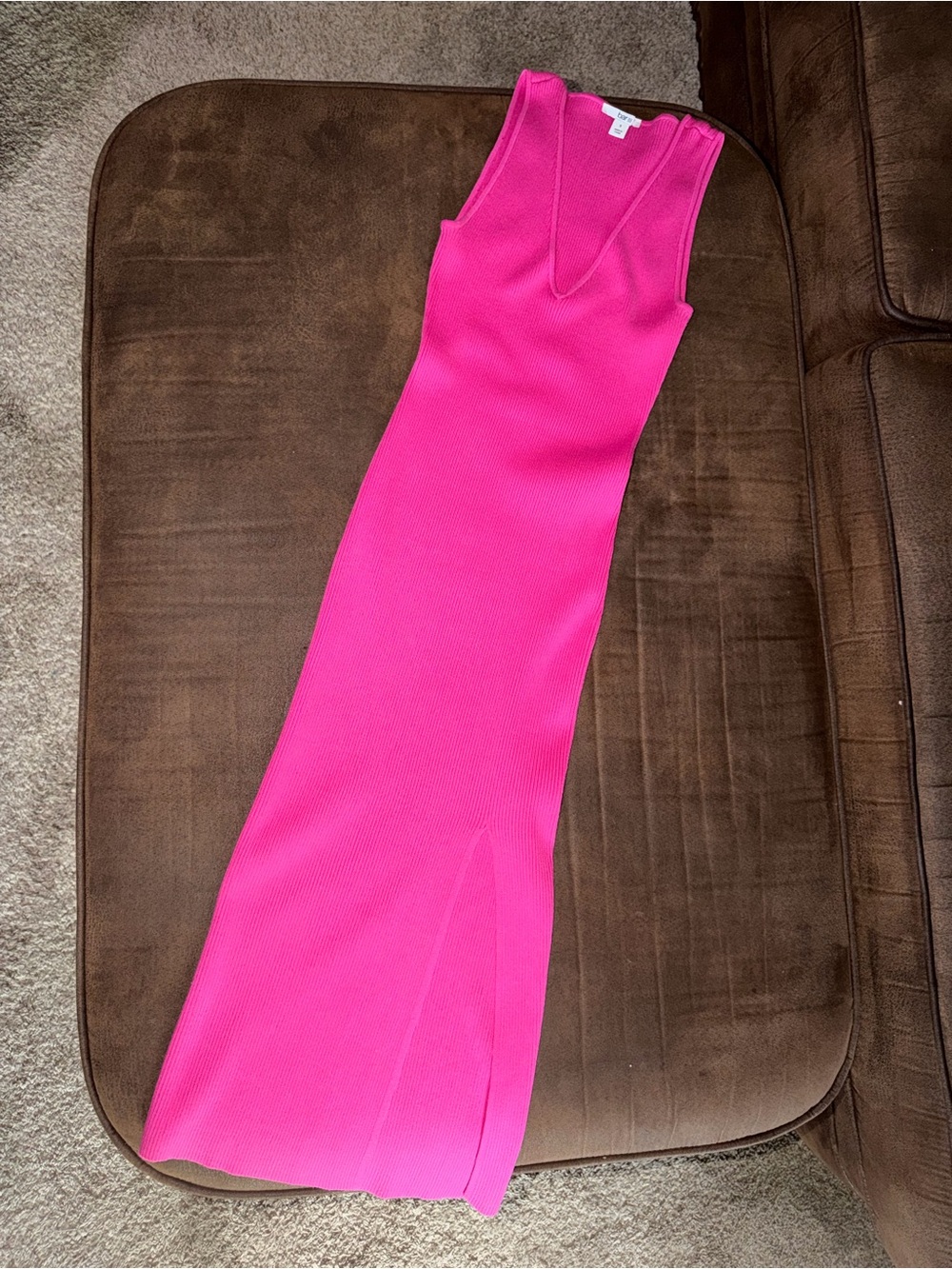 Bar III Hot Pink Maxi Dress